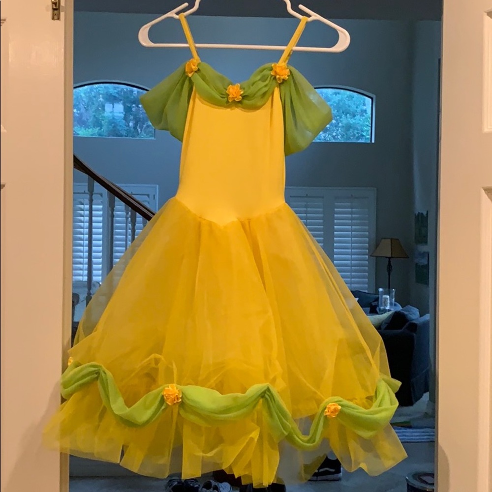 Yellow ballet costume
